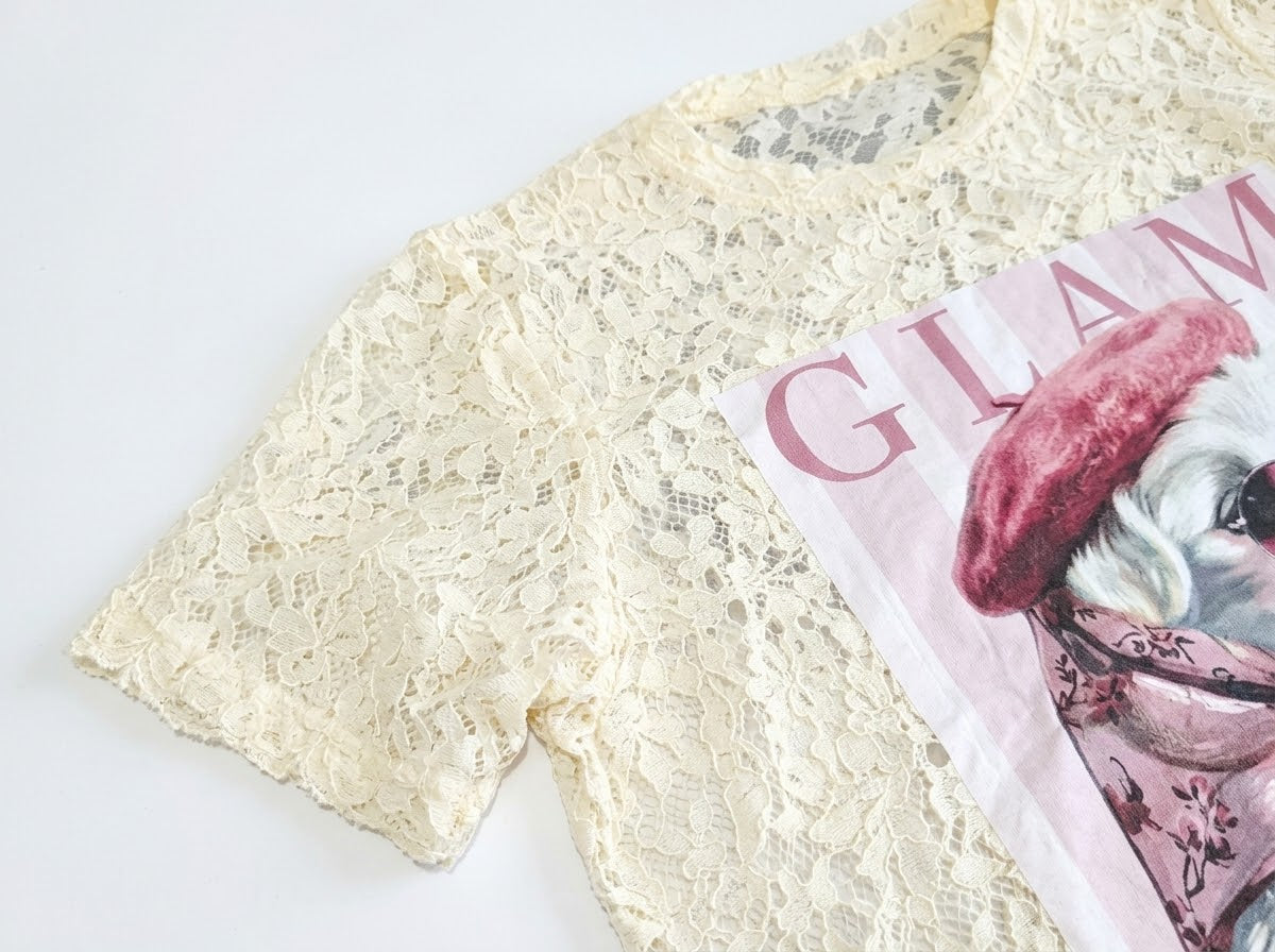 CREAM DOGGIE BLOUSE