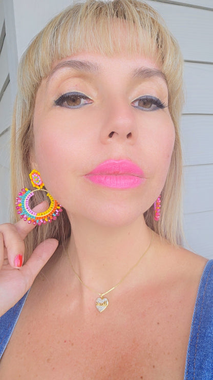 FESTIVE BEADED EARRINGS