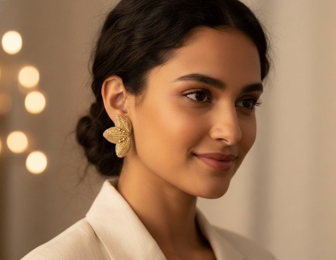GOLDEN LEAF EARRINGS