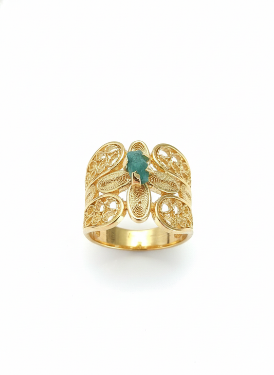 CALI EMERALD RING
