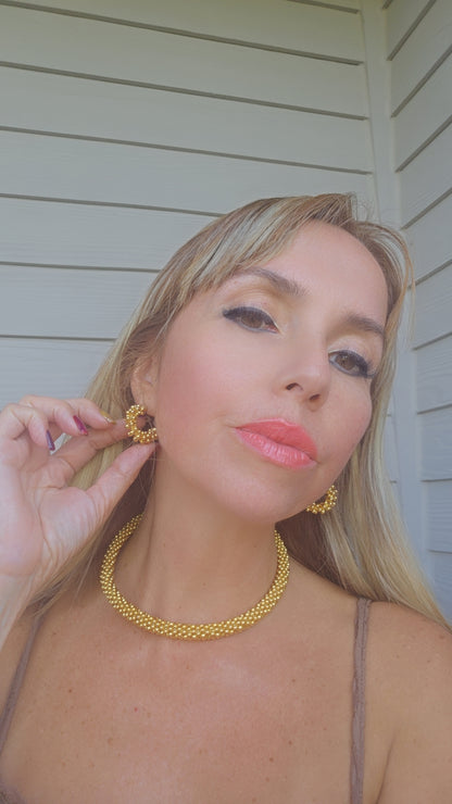 MONACO GOLD BEADS SET