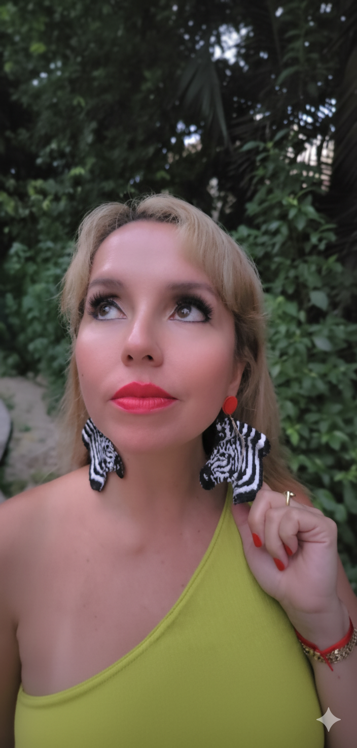 ZEBRAS MIYUKI EARRINGS