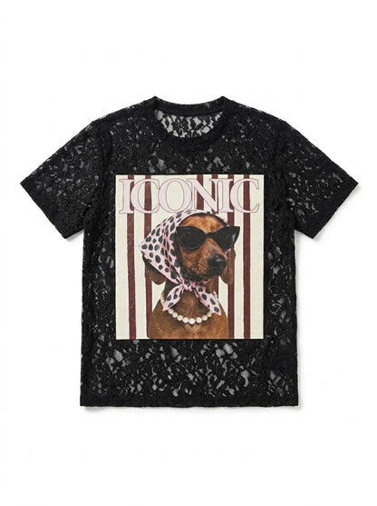 BLACK ICONIC BLOUSE