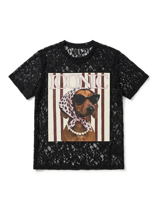 BLACK ICONIC BLOUSE