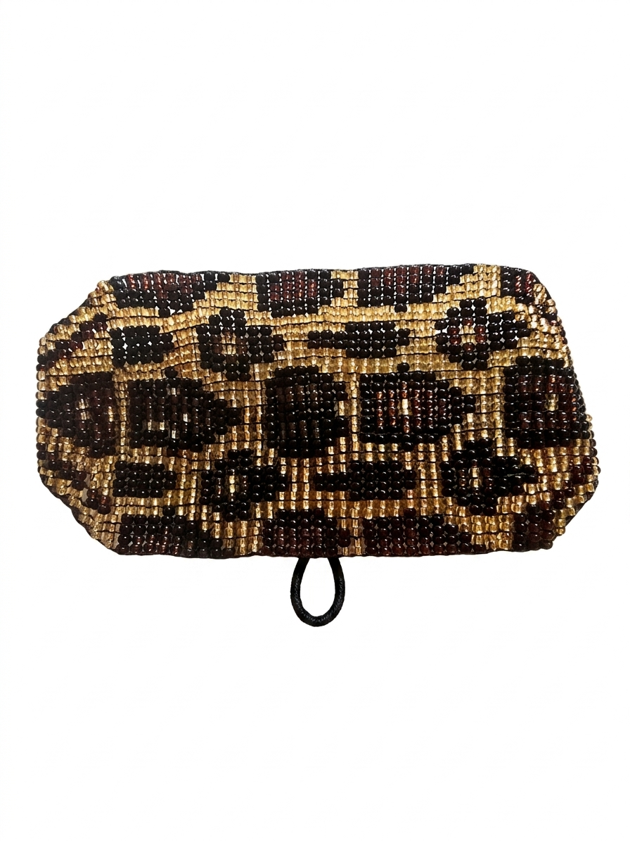LEOPARD BEADED BRACELET
