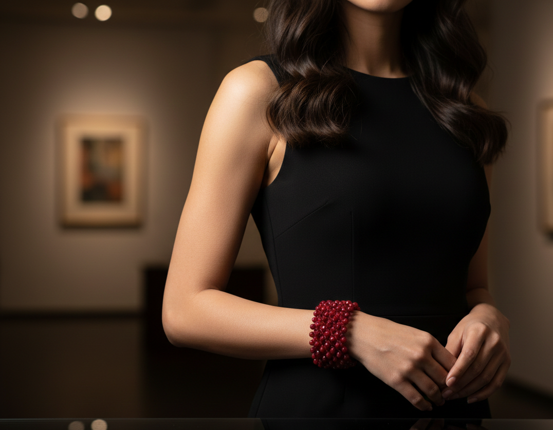 IBIZA BURGUNDY BRACELET
