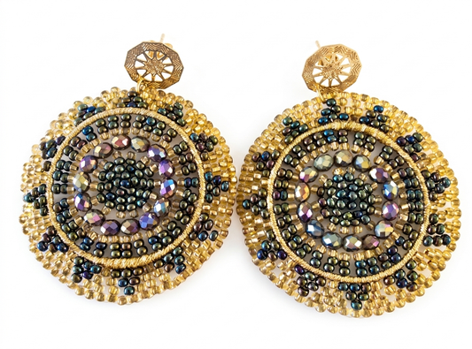 MANDALA IMPERIAL BEADED EARRINGS