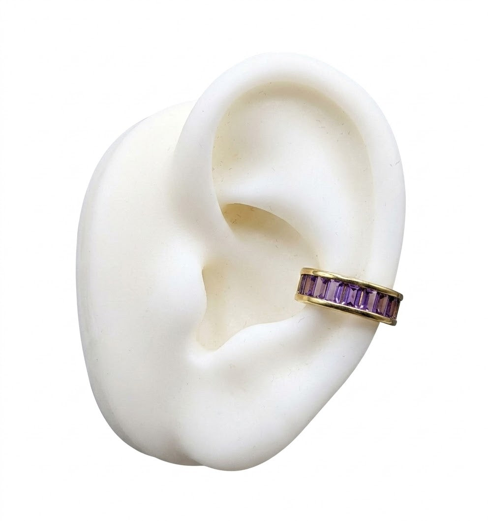 AMETHYST EARCUFF