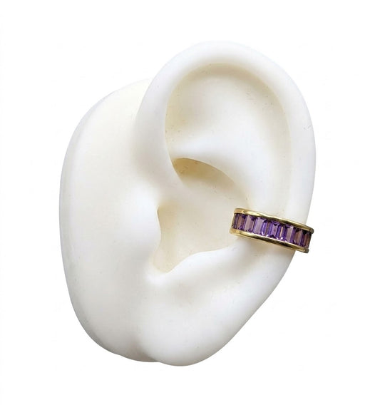 AMETHYST EARCUFF