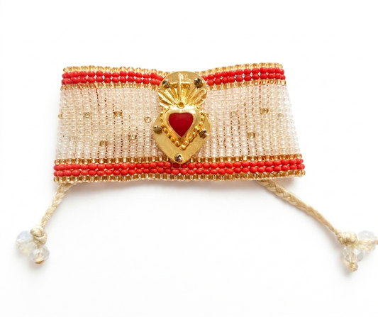 SACRED HEART RED BRACELET