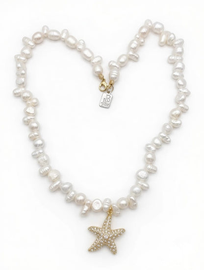 STARFISH MOTHER PEARL NECKLACE