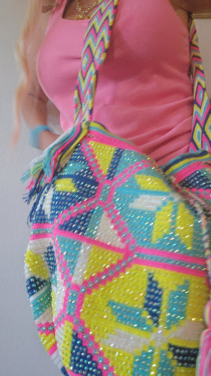 COLORFUL SHINY WAYU BAG